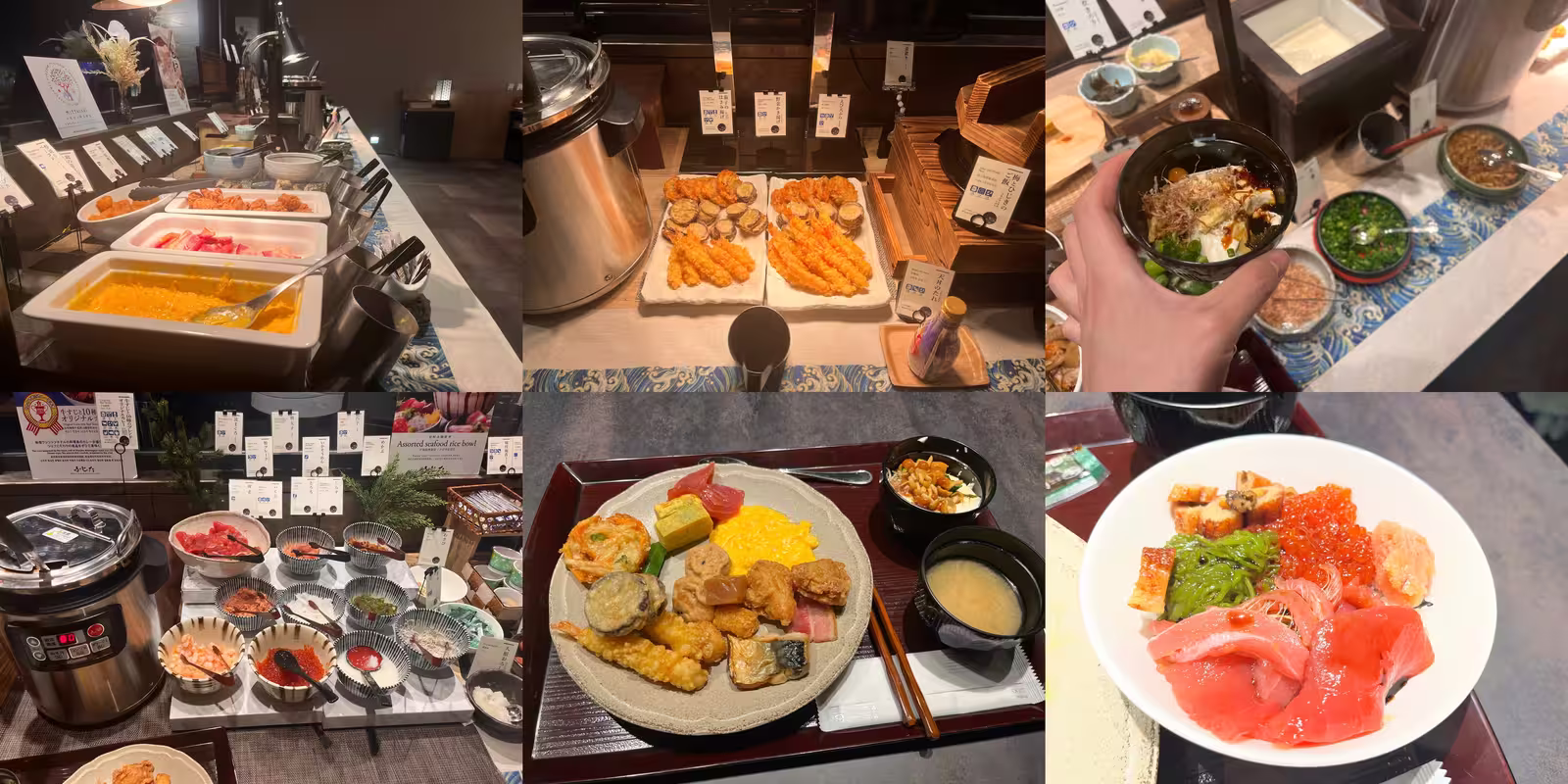 とても上品な朝食ビュッフェ。