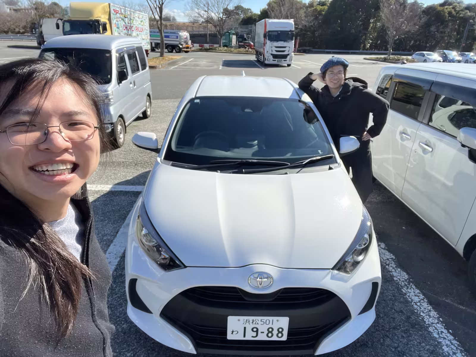 我がヤリス。